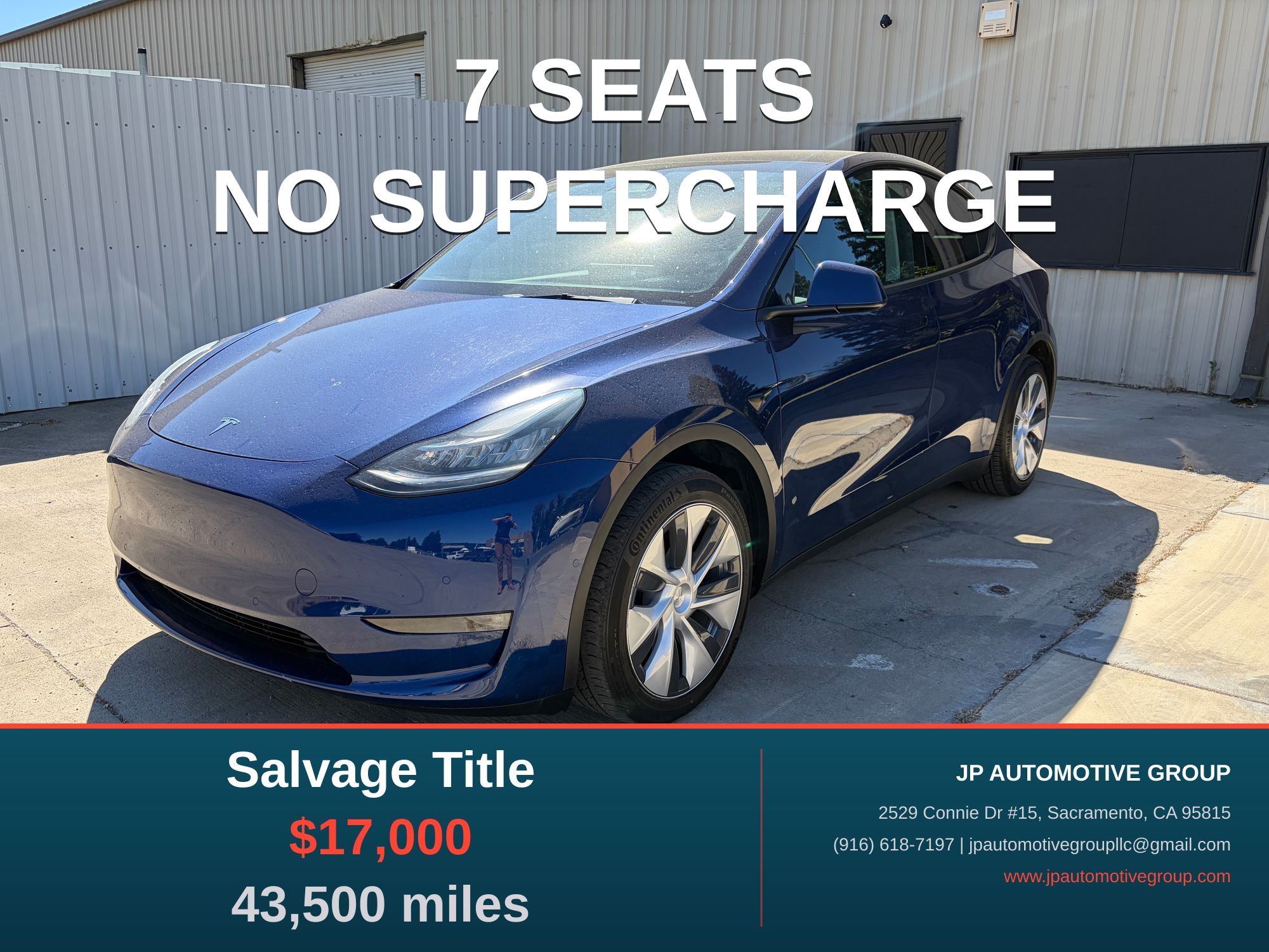 2021 TESLA Model Y Standard Range
